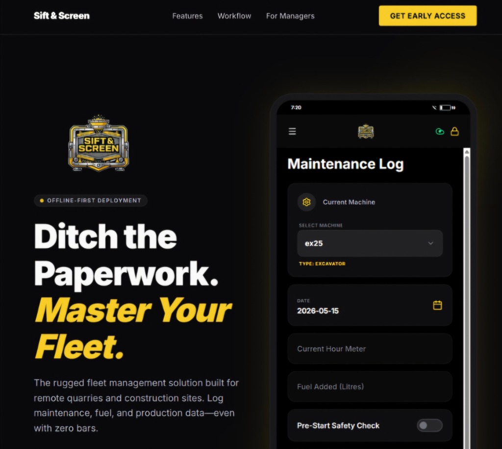 Sift & Screen Web App
